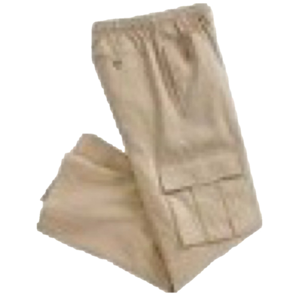 Casual Joe Men’s Stretch Waist Cotton khaki Cargo Pants L